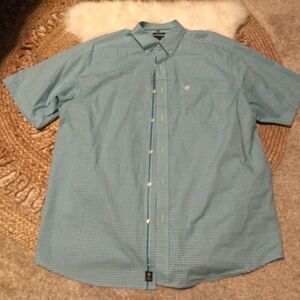 Ariat Pro Series Short Sleeve Button Down Size Extra Large.